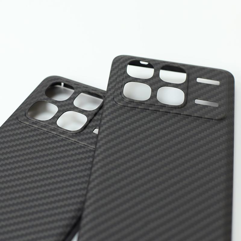 YTF-Carbon Carbon Fiber Case for Redmi K70 Ultra Anti-fall Aramid Fiber Case Slimv Design K70 Ultra Cover