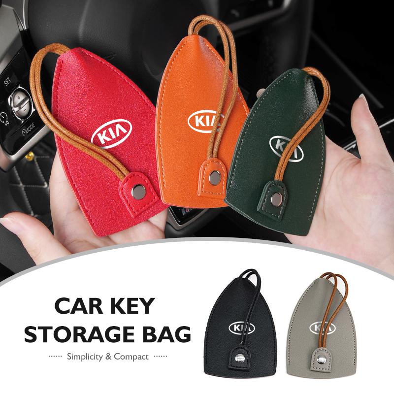 Multifunction Car Key Scratch Protective Case Keys Storage Holder Auto Accessories For KIA Cerato Proceed Venga Stonic Picanto