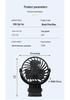 Rechargeable Portable USB Desktop Fan - Silent, Strong Wind, Clip-On, Ideal for Dorms & Students