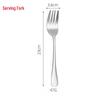 1010 Series 410 Stainless Steel Western Tableware Set – Serving Spoon & Cake Set for Restaurants & Hotels