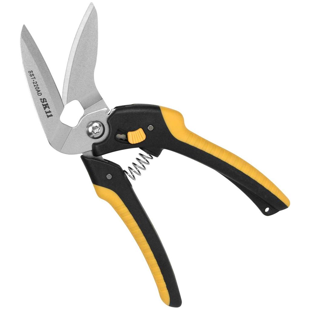 SK11 Strong Scissors with Adjustable Grip AD Multi-Purpose Opening, SST-220AD