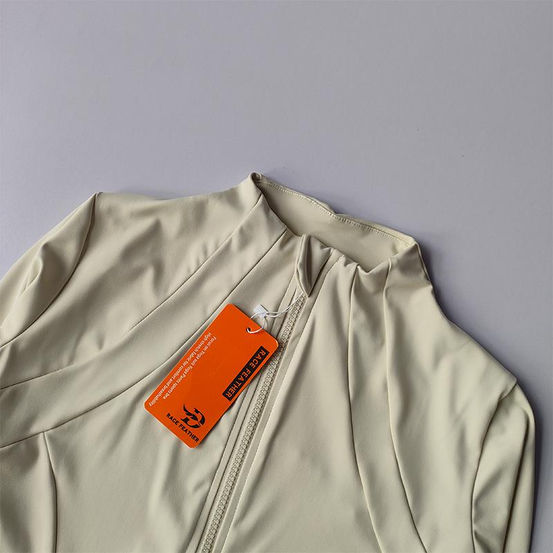 Women Sports Jacket Zip Fitness Yoga Shirt Workout Running Coats Warm Gym Long Sleeve Cardigan Slim Tight Jacket Activewear