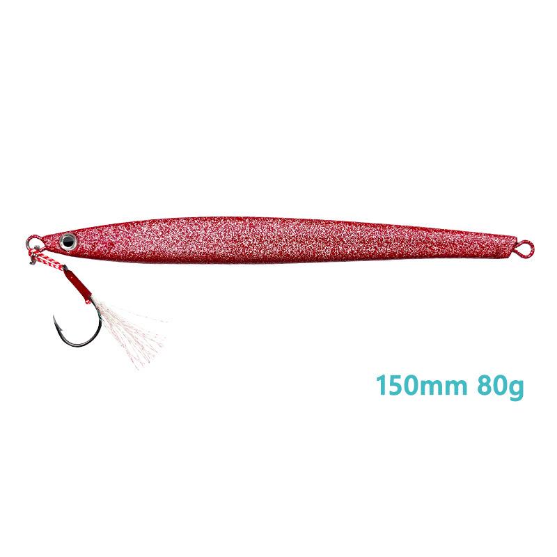 Luminous Silk Iron Plate Fishing Lure - 60/80g Sea Bait