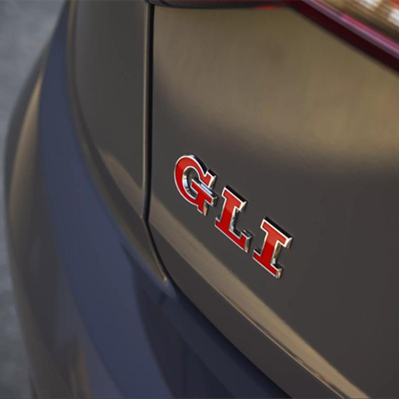 ABGM1 Car-Styling Metal Stickers GLI Emblem Badge For Jetta Golf 3 4 5 6 7 Touareg Amarok 4 Motion MK2 MK3 MK4 MK5 MK6 MK7 R32