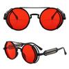 Punk Steampunk Sunglasses Retro Men'S Round Punk Eyewear Women Uv400 Sunglasses
