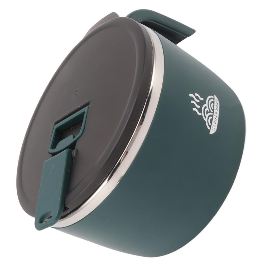 Nerezová miska na instantní nudle 900ml miska na nudle s víkem pro kancelář studentské koleje