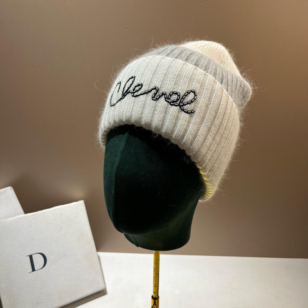 Russia Winter Warm Angora Long Rabbit Hair Knitted Hat Sweet Small Fragrant Soft Waxy Wool Ear Hat