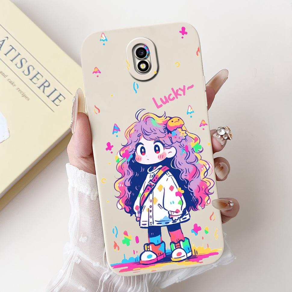 Cute Panda Cover For Samsung J7 2017 Case SM-J730F Silicone Soft TPU Fundas Phone Case For Samsung Galaxy J7 2017 Coque Bumper