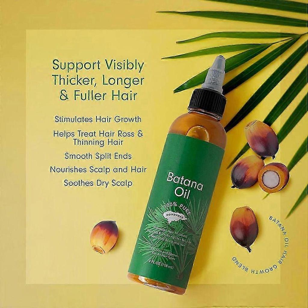 Batana Oil From Honduras Hair Fast Growth Oil Hair Anti Hair Break Hair Regrowth Treatment Nourish Strengthen Prevent Hair Loss