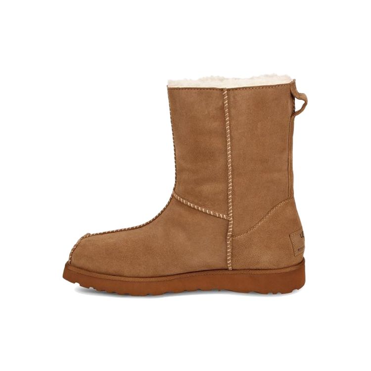 UGG Block Boot Warm Non-Slip Brogue Mid-Calf Snow Boots Men boots Brown 1109893-CNAT
