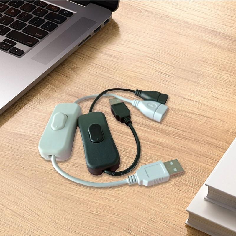 withSwitch USB Male To Female Extension Cable Chaging Data Transfer 4core Wire for Small Electronics Power Apply
