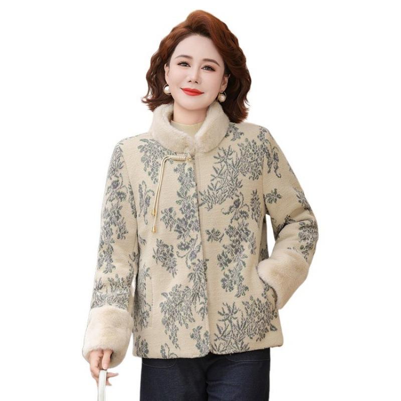 

Темпераментная пряжка хлопковая одежда женская высококлассная большого размера бархатная утолщенная стойка воротник короткая куртка женская 5XL [recommended 150-80kg] павлин голубой