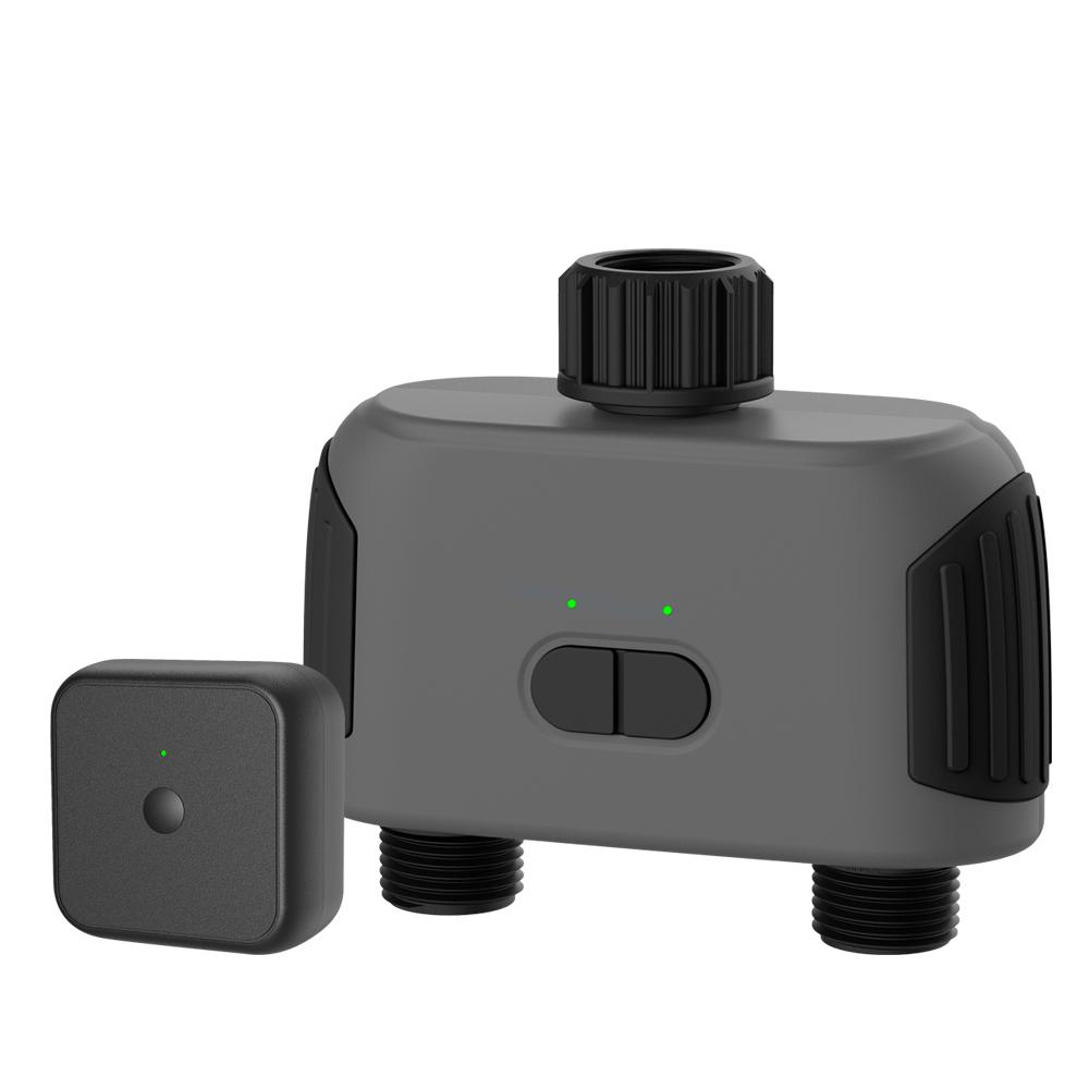 1/2-Wege Wasseruhr Bluetooth/WiFi-kompatibler Bewässerungs-Zeitschalter Smartes automatisches Bewässerungs-Gießsystem für Außen