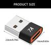 Kompaktowe Metalowe Konwertery USB Typu C Żeński na USB Męski 6 A Szybkie Ładowanie Obsługa Niezawodna Synchronizacja Danych Przenośna Konstrukcja