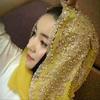Rhinestone Chiffon Hijab: Sun Protection Travel Head Wrap with Plum Blossom Design