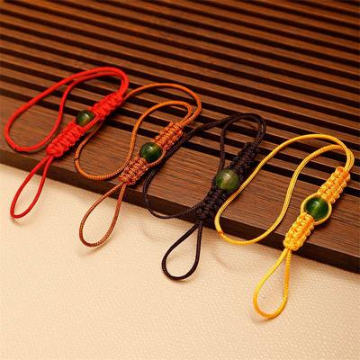 Rope Accessories Anti-fall Protection Lid Handle Rope with Clay Pot Tied Pot Lid Green Bead Rope Purple Hand-woven Teapot 20 Pieces