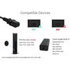 Power Cord Cable Compatible with Sony PS4 Pro Console, 1 360 Slim/1 One/1 360 E Power Supply Bric...