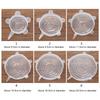6-Pack Various Sizes Silicone Stretch Lids Retain Freshness Reusable Cover for Bowl