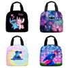Portable Insulated Stitch Lunch Box With Durable Polyester Material Perfect For Kids And Students