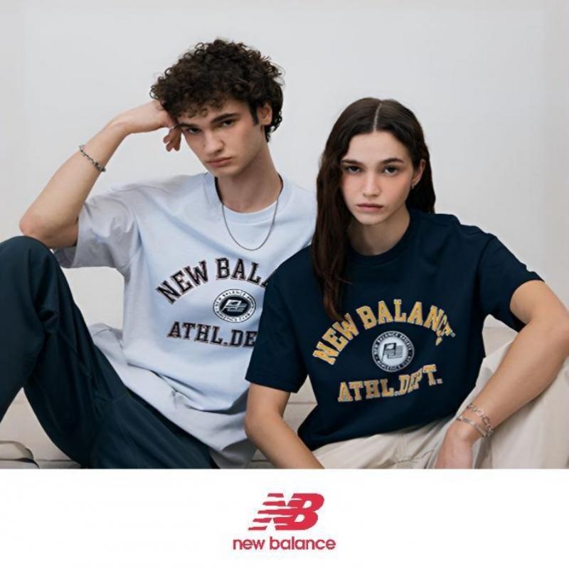 New Balance Half Club Essential Arch Logo Short Sleeve Tee Nbnefco213 3