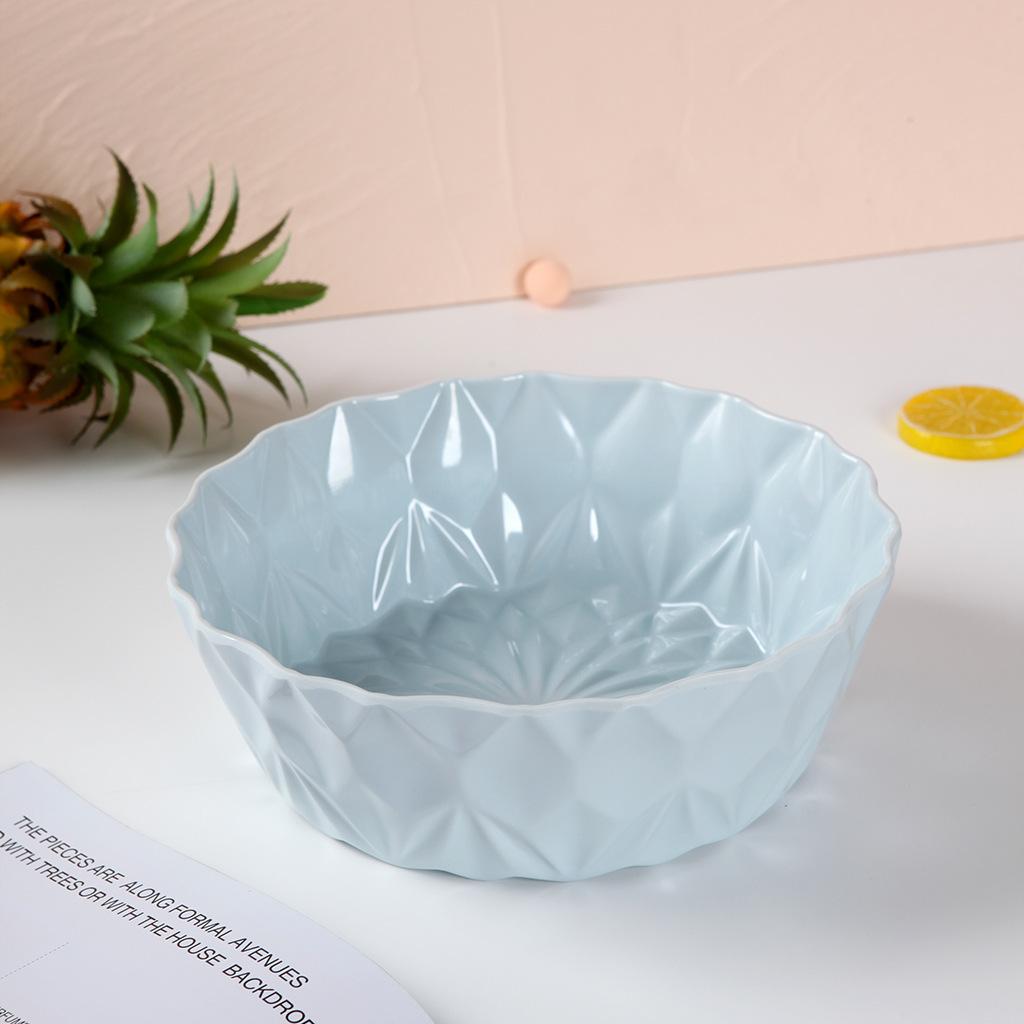 Haushaltswaren Obstteller Kreativer Ins-Stil Einfacher Neujahrs-Obstteller Porzellanimitat Leichter Luxus Einfarbiger Obstteller