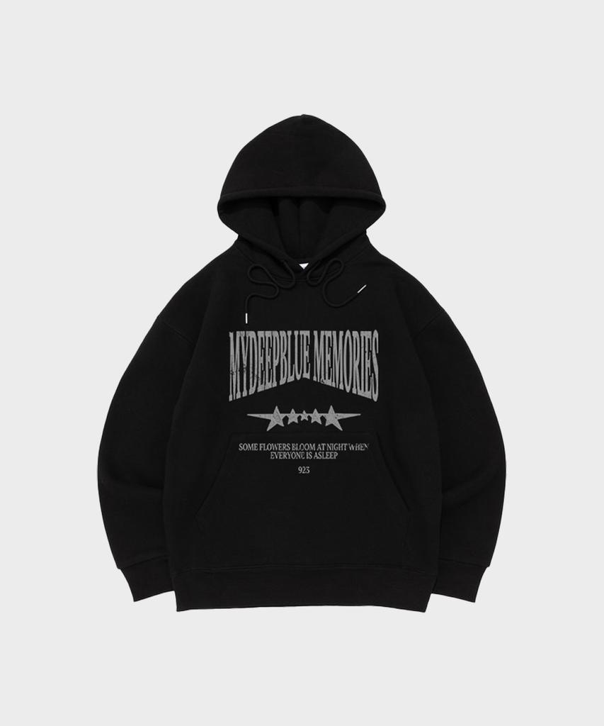 Mm Vintage Crack Hoodie (Black)