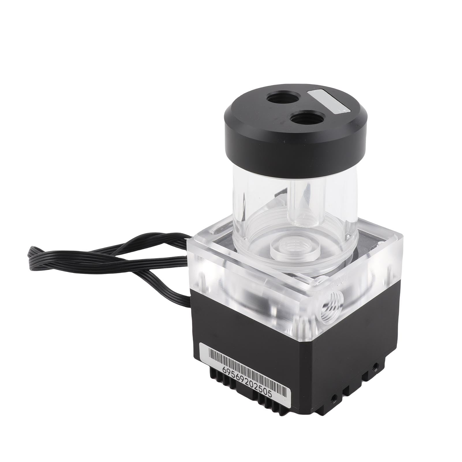 

VBESTLIFE Water Cooling Pump Tank Flow Rate Fast Heat Dissipation Computer Water Pump Thread CPU Liquid Cooling System 800L/H G1/4 (Black 12CM)