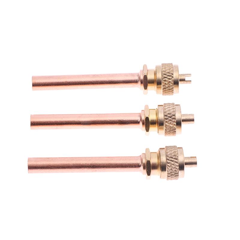 

5 шт. клапаны доступа к холодильному оборудованию кондиционера, наружный диаметр 6 мм, трубка для заполнения, запасная часть 20 куб. см, сменный стержень, детали для заполнения