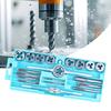 Metal Carbon Steel Tapping Tooth Set with Storage Box Durable Wear-Resistant High Precision Wide Size Range Tapping Tooth Kit