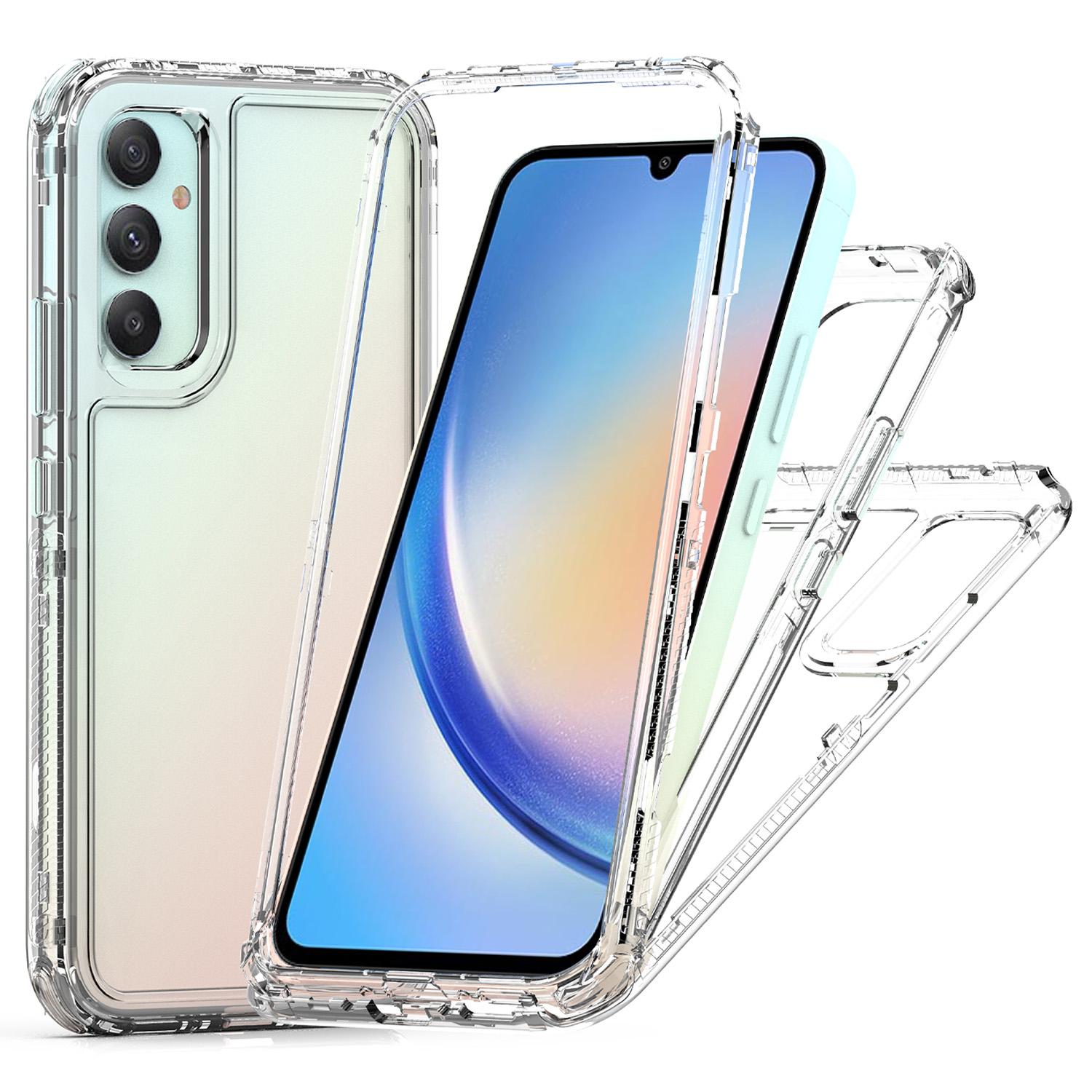

For Samsung Galaxy A34 5G Case Acrylic+TPU Anti-scratch Phone Cover A