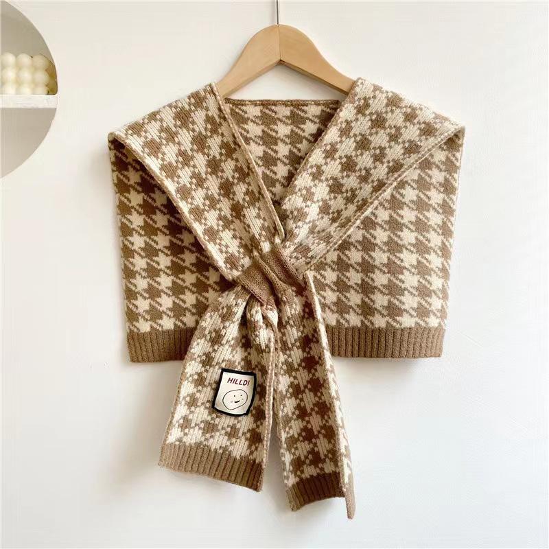 

Classic red plaid children scarf warm winter small narrow shawl women ladies lovely fashion casual scarves for child boy girl 80x110cm