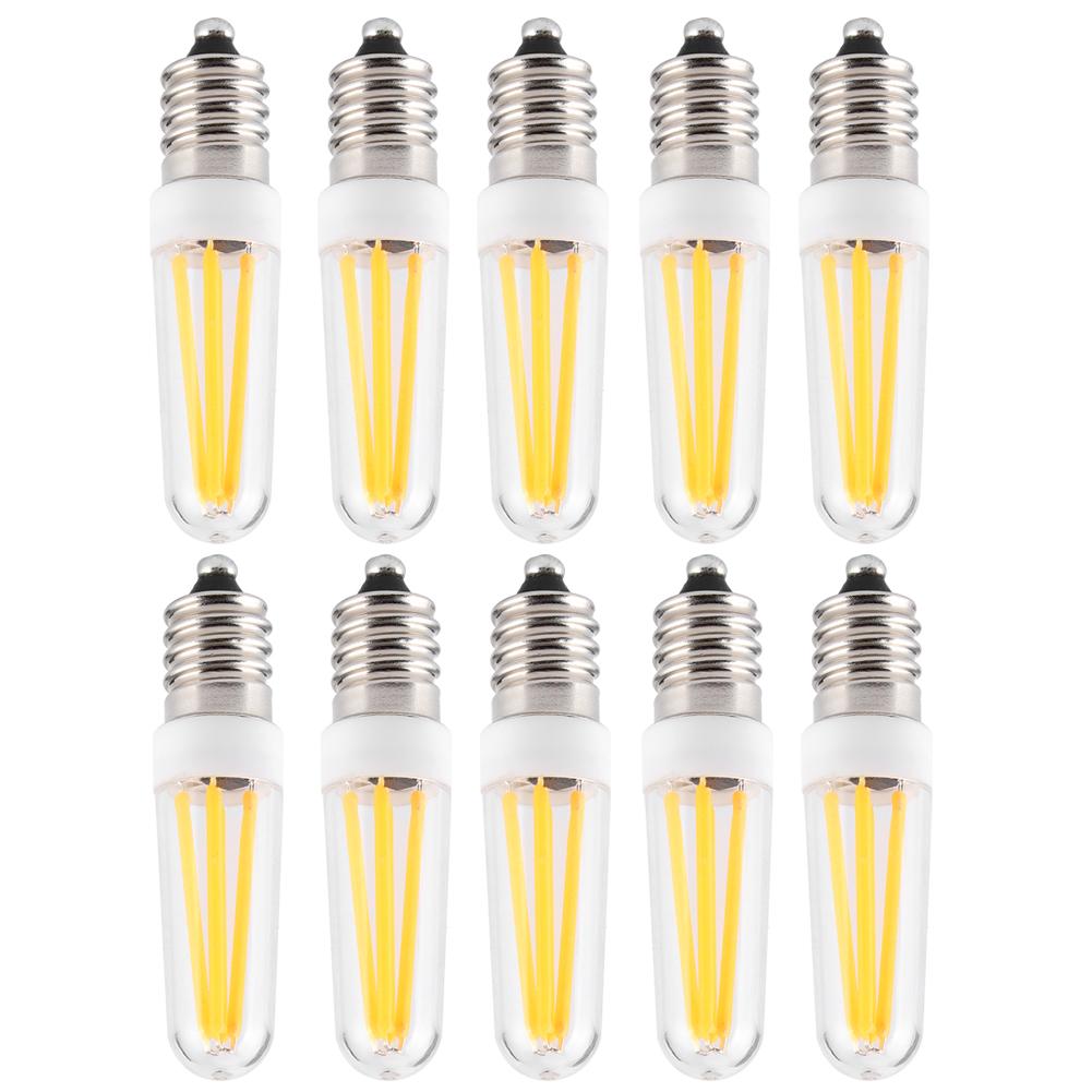 10Pcs Mini Dimmable E14 LED Light Bulb 3W AC 230V for Home Car Cabinet Hotel Lighting