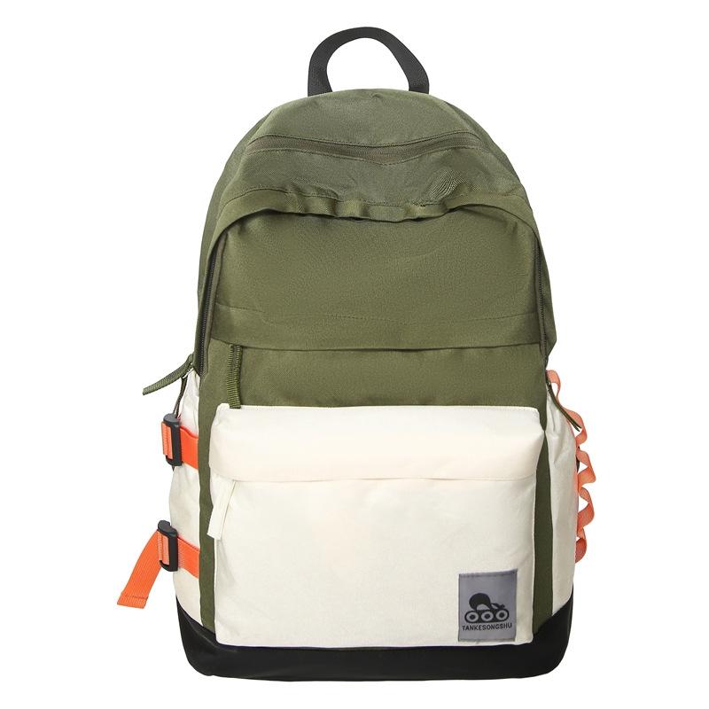 

Backpack Schoolbag Computer Bag Lightweight and Large-capacity Schoolbag Unisex Travel Bag зелений