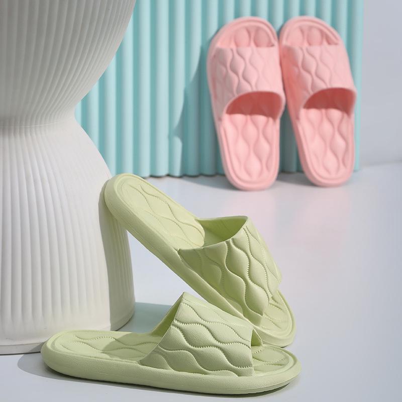 Non-Slip Thick Sole Summer Slippers for Men and Women - Indoor Home Bathroom Shower Footwear