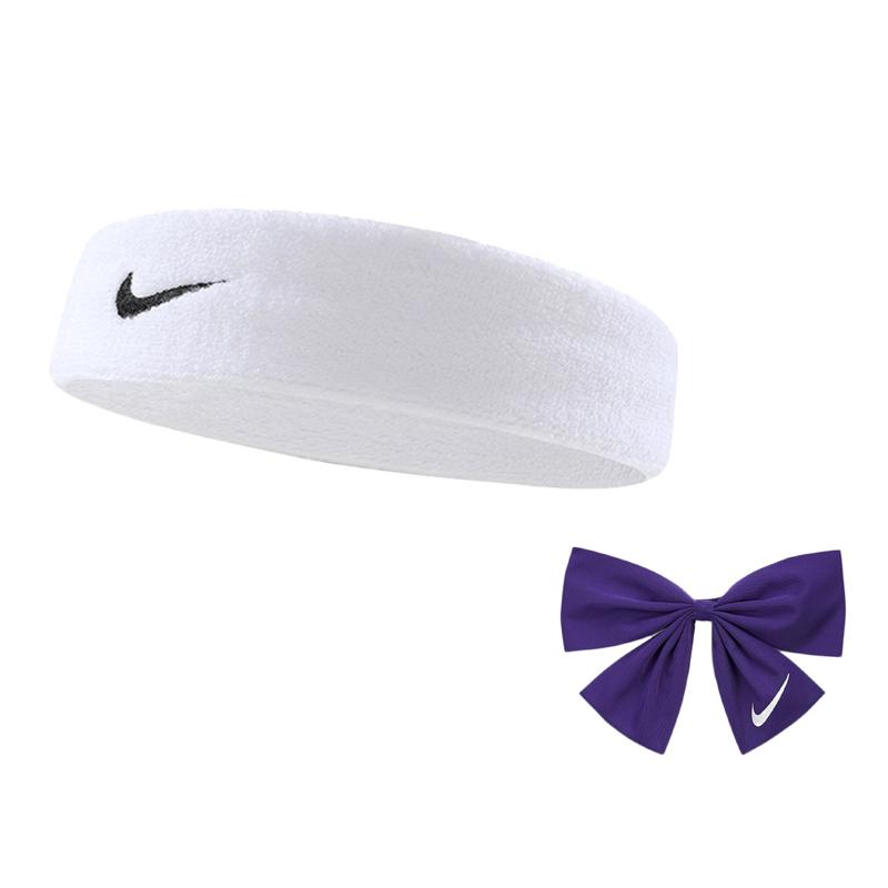 Nike Swoosh Sports Headband Single Pack Unisex Accessories White AC2285-101