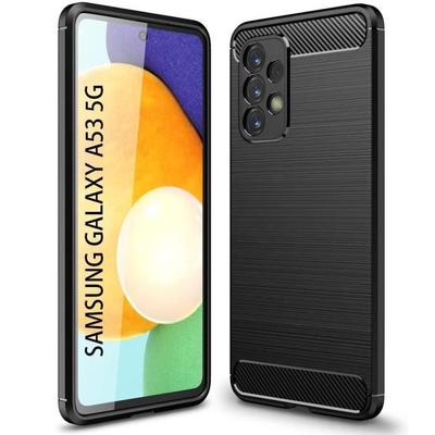 Protective Case - PROSHOP - for Samsung A53 5G - Reinforced Silicone - Black - Elegant Design