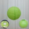 10-Inch Round White Paper Lantern, Red Mid-Autumn Festival & Wedding Decoration