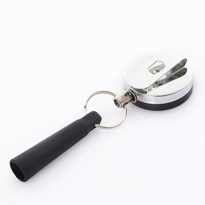 1PC Retractable Pen Cover, Creative Easy-to-pull Buckle, Key Ring, Anti-lost and Anti-theft Wire Rope Buckle
