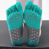 1 Pair Women Yoga Socks Non-Slip Bottom Five Toe Socks Ballet-Style Design Studio Exercise