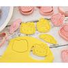 Set of 8 Hello Kitty Cookie Molds, Sanrio Cookie Molds, Cookie Cutters for Biscuits, DIY Baking, Press-Type Cookie Molds, Kitchen, Kids, Prizes, Lunch