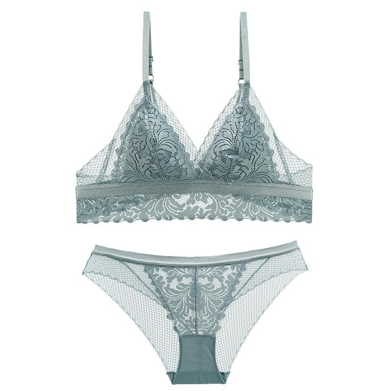 

DKGEA женский кружевной сексуальный бюстгальтер без косточек с треугольной чашкой S