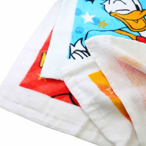 Marushin Oshibori Towels (Set of 3) with Case, Disney True Boys, 30x30cm, Perfect for Preschool, Kindergarten, and Elementary School, Suitable for Boy