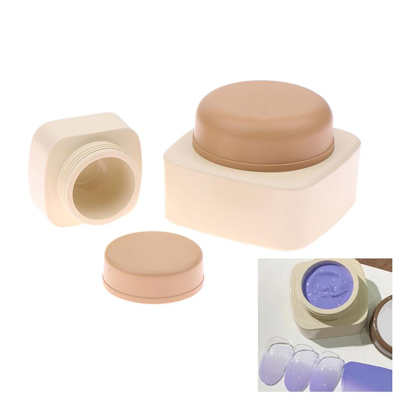 5/20G Empty Plastic Nail Art Cosmetic Square Containers Jar Face Cream Pot Nail Gel Powder Box Makeup Lotion Tool Packaging