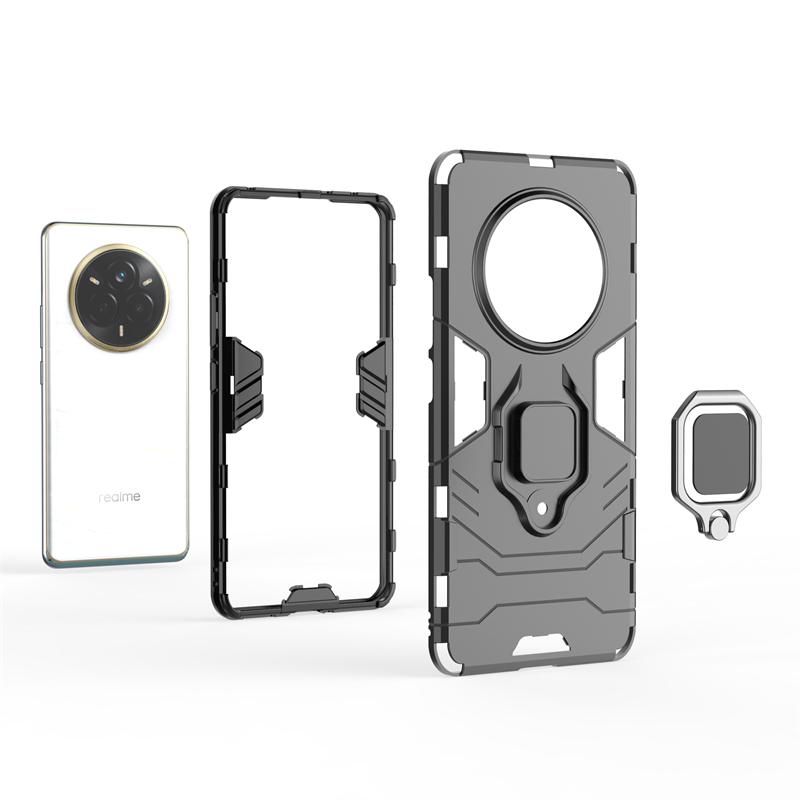 For Realme 14 Pro Plus Case Cover OPPO Realme 14 Pro Plus Capas Shockproof Bumper Ring Magnetic Holder Fundas Realme 14 Pro Plus