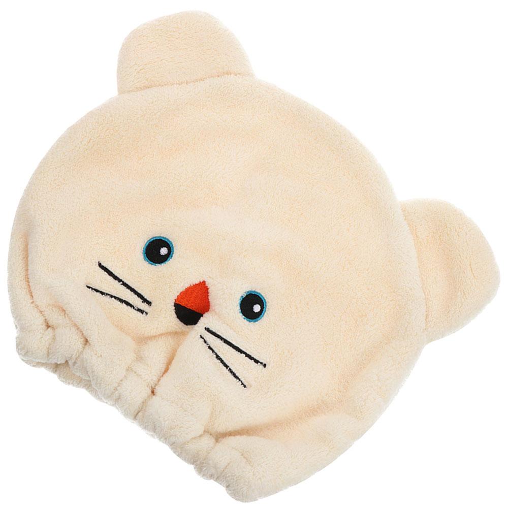 Dry Hair Cap Coral Fleece Quick-drying Shower Towels Comfortable -absorption Hair Wrap for Women Girls Cartoon