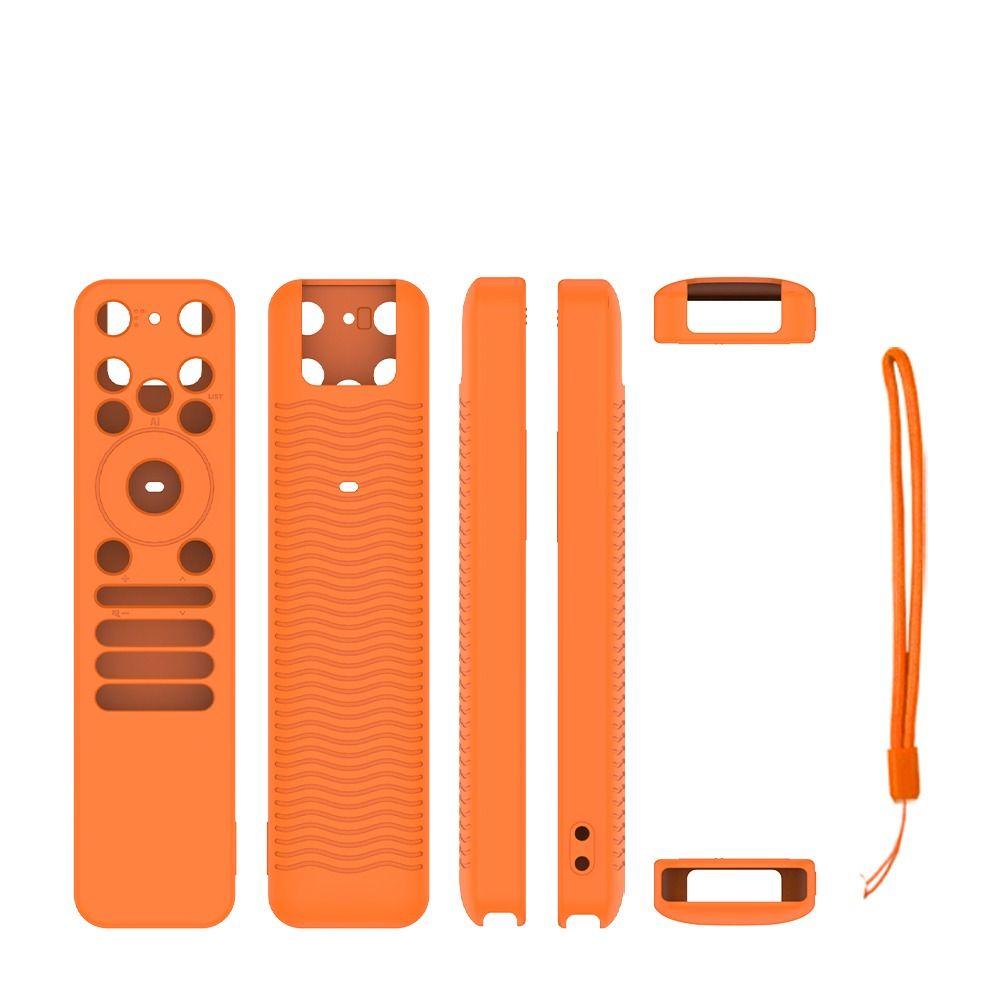 Silicone Remote Control Case Shockproof Anti-scratch Remote Protective Cover with Lanyard Remote Control Shell for LG MR25GA