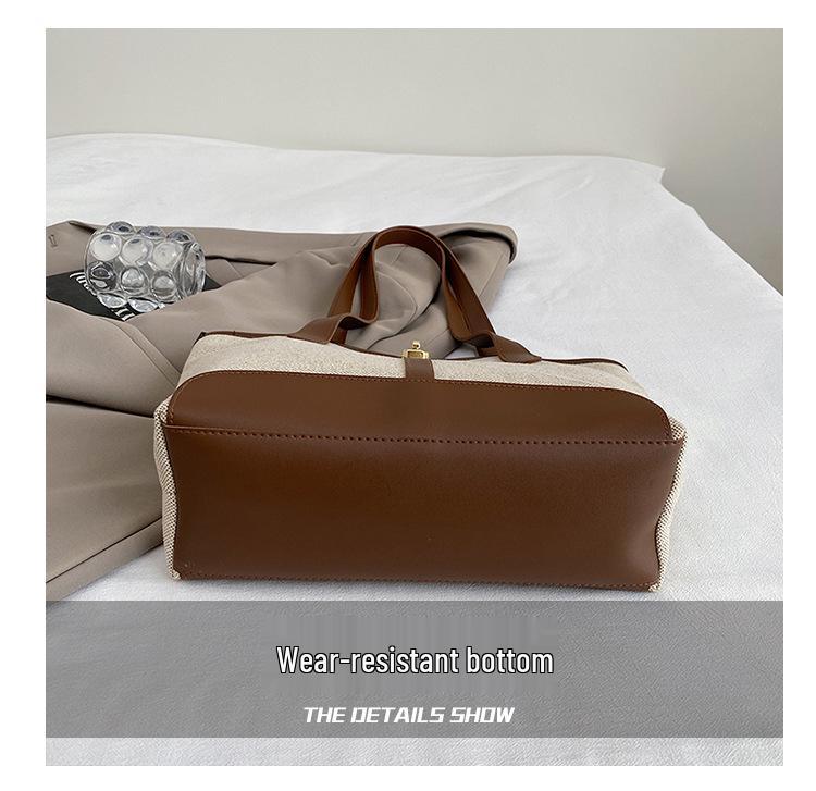 Women's Large Capacity Fashionable Crossbody & Tote Bag for Street Shopping and Commuting