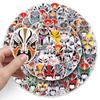 120-Piece Waterproof Chinese Opera Face Painting Phone Stickers and Decorative Storage Box