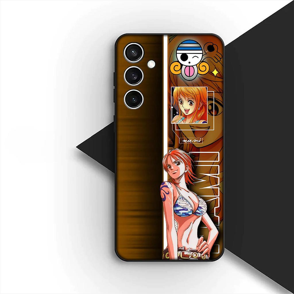 for Samsung Galaxy S20 S22 S21 FE Ultra Plus A07 A17 A15 A16 A25 A57 A37 Phone Cover Case One Pieces Luffy Nami Roronoa Zoro