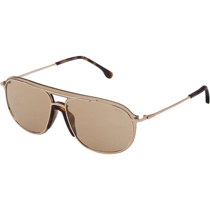 Lunettes de soleil - Lozza - SL2338M99300G - Métal doré - Verres verts - Protection UV 100%